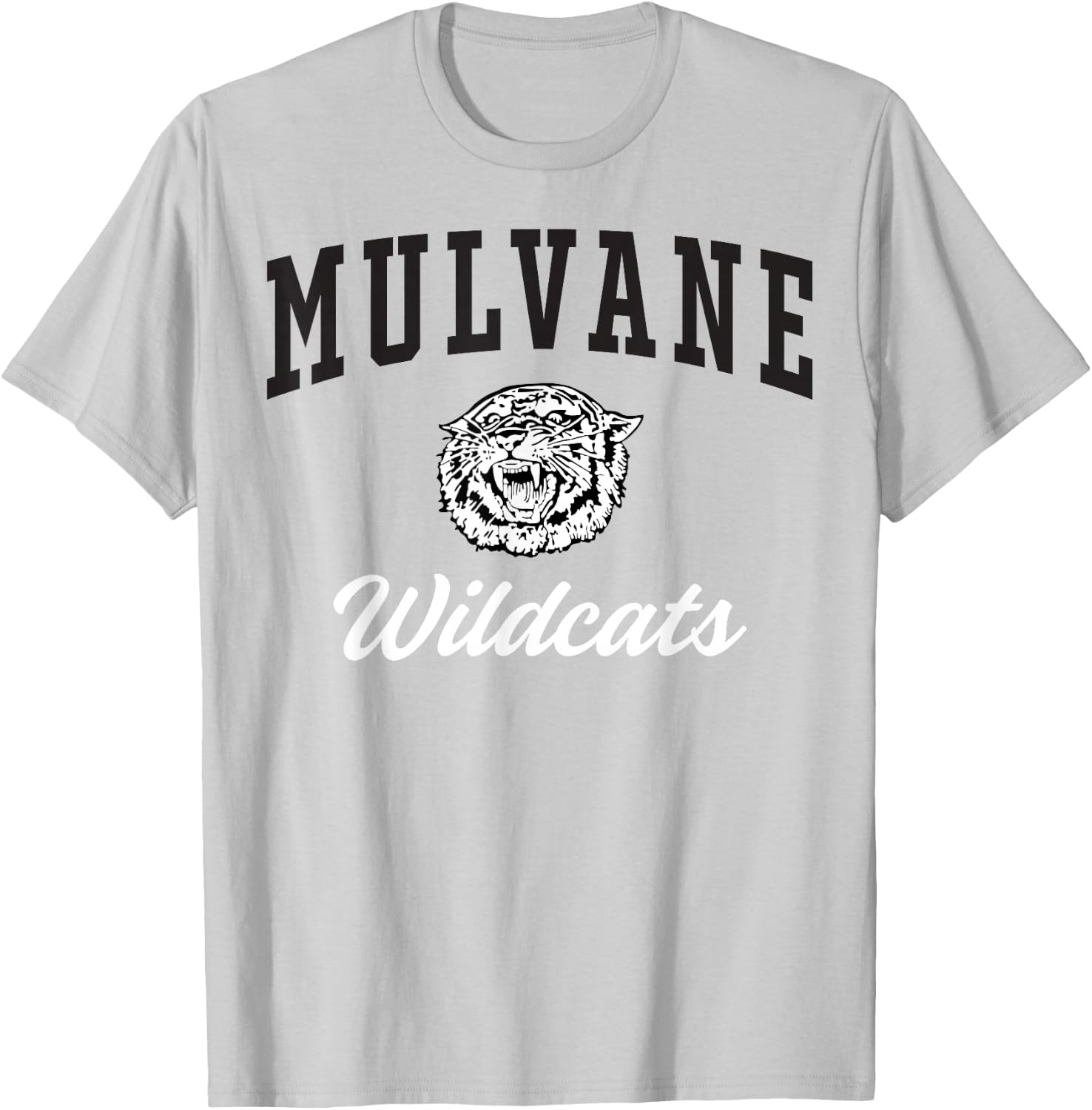 Mulvane High School Wildcats C3 T-Shirt - T-Shirt | Ash