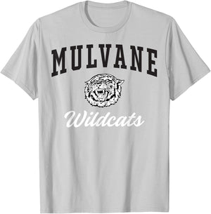 Mulvane High School Wildcats C3 T-Shirt - T-Shirt | Ash