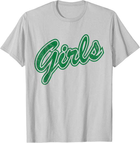 Girls Green Baseball T-Shirt - T-Shirt | Ash