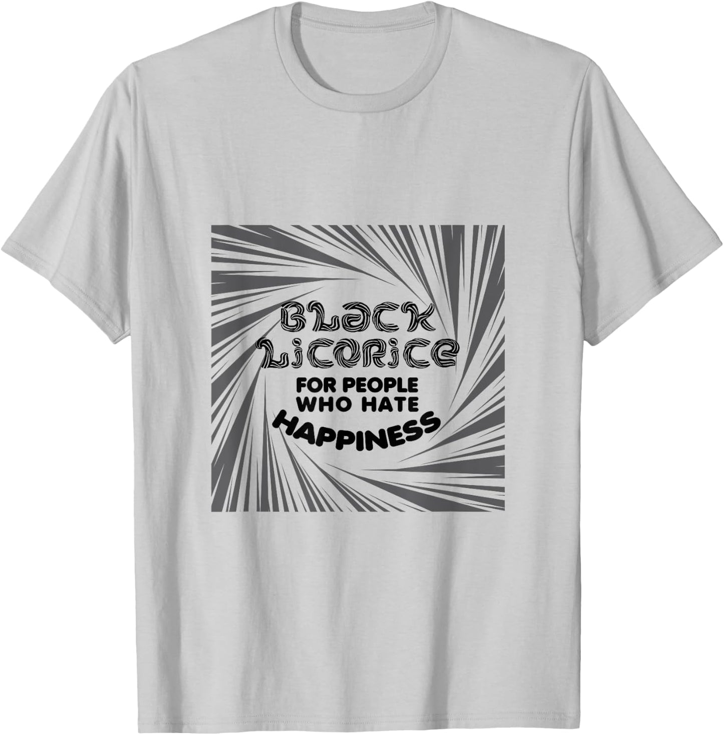 Black licorice for people who hate happiness gross red only T-Shirt - T-Shirt | Ash