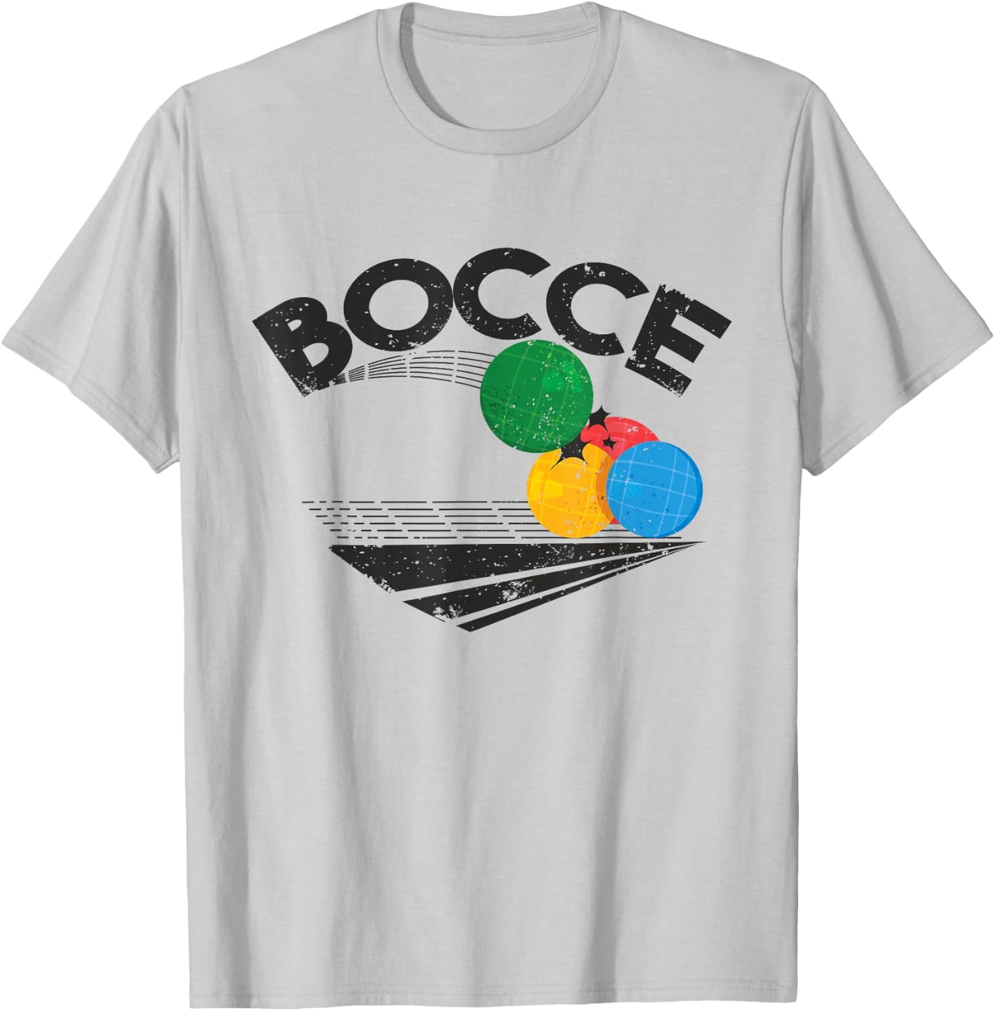Bocce ball game design - Funny Bocce Player gift T-Shirt - T-Shirt | Ash