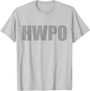 HWPO Workout Gym #hwpo Hard Work Pays Off Hidden Message T-Shirt - T-Shirt | Ash