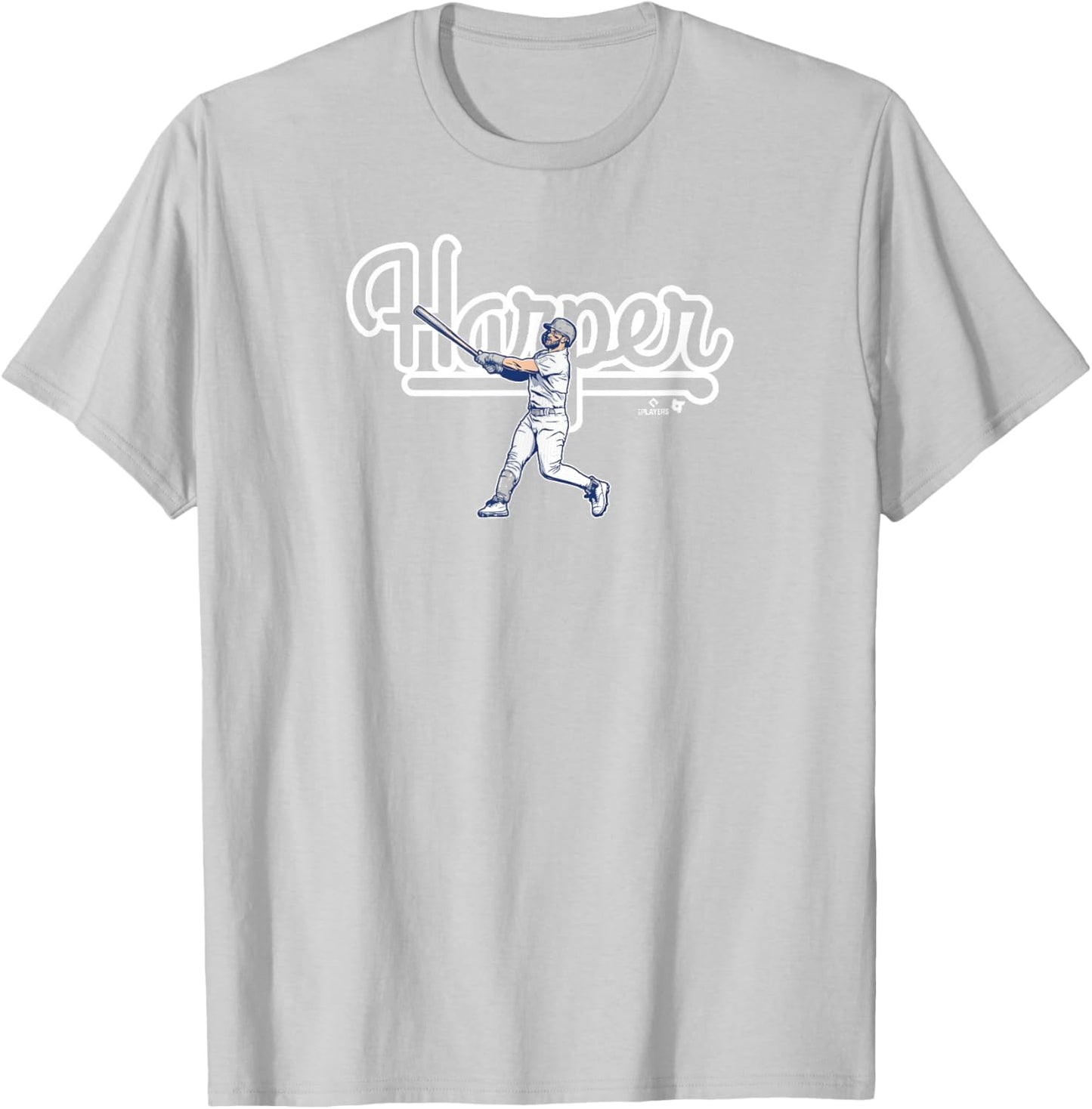Bryce Harper - Philly Swing - Philadelphia Baseball T-Shirt - T-Shirt | Ash