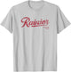 Rainier Beer Mountain Fresh Logo - Authentic Vintage Look T-Shirt - T-Shirt | Ash