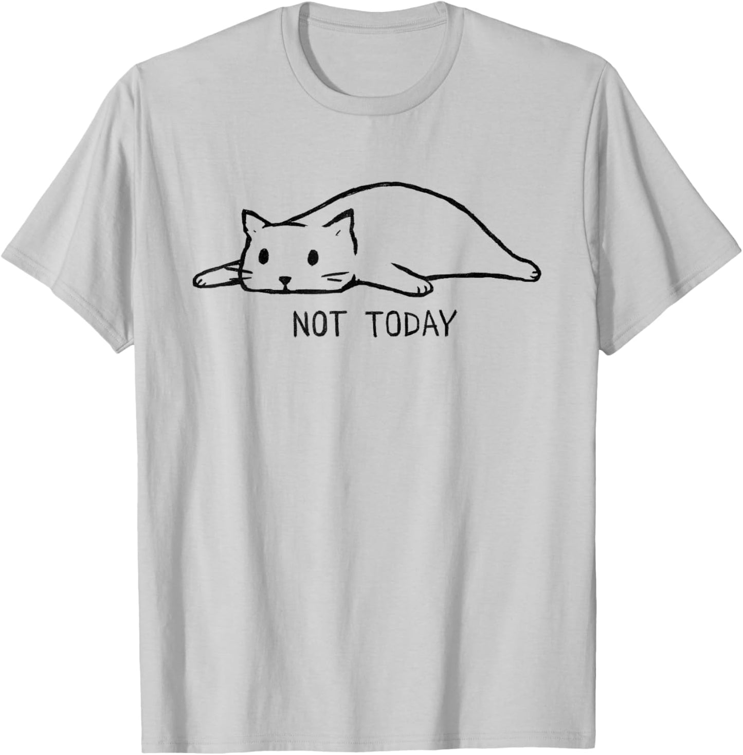 Threadless Fox Shiver Not Today Graphic T-Shirt - T-Shirt | Ash