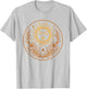 Litha Sun Art Midsummer Floral and Celestial Nature Design T-Shirt - T-Shirt | Ash