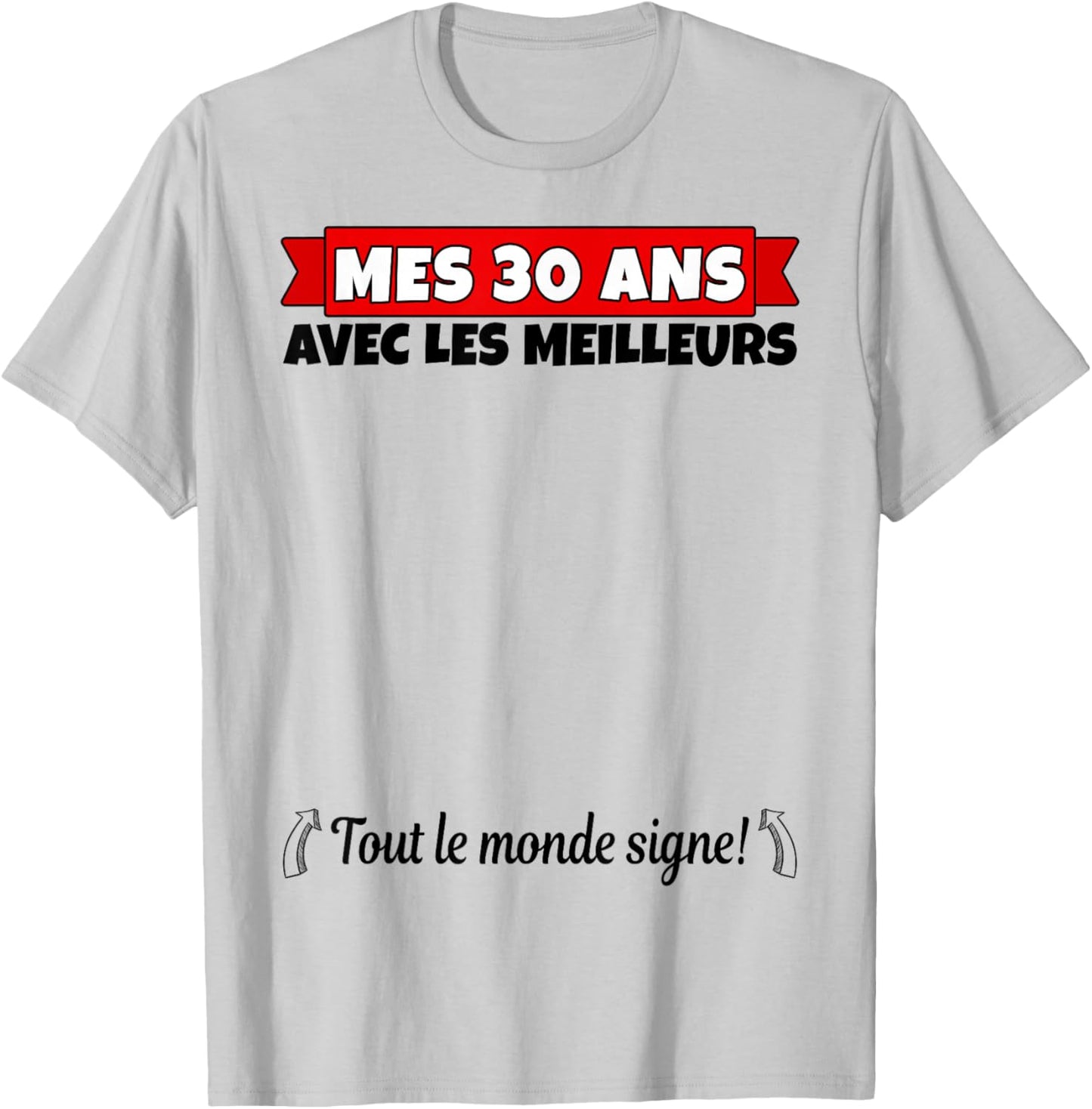 30 Years to Sign 30 Years Birthday Man Woman Anniv 30 T-Shirt - T-Shirt | Ash