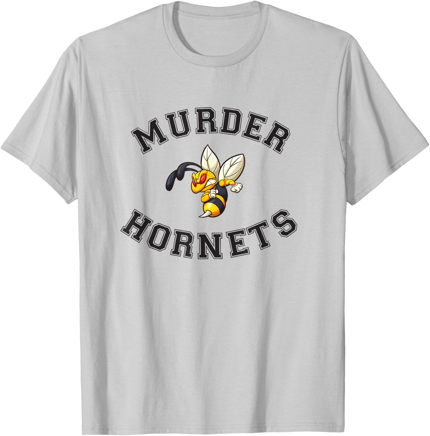 Murder Hornets Team T-Shirt - T-Shirt | Ash