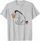 Winnie The Pooh - Eeyore and Butterfly T-Shirt - T-Shirt | Ash