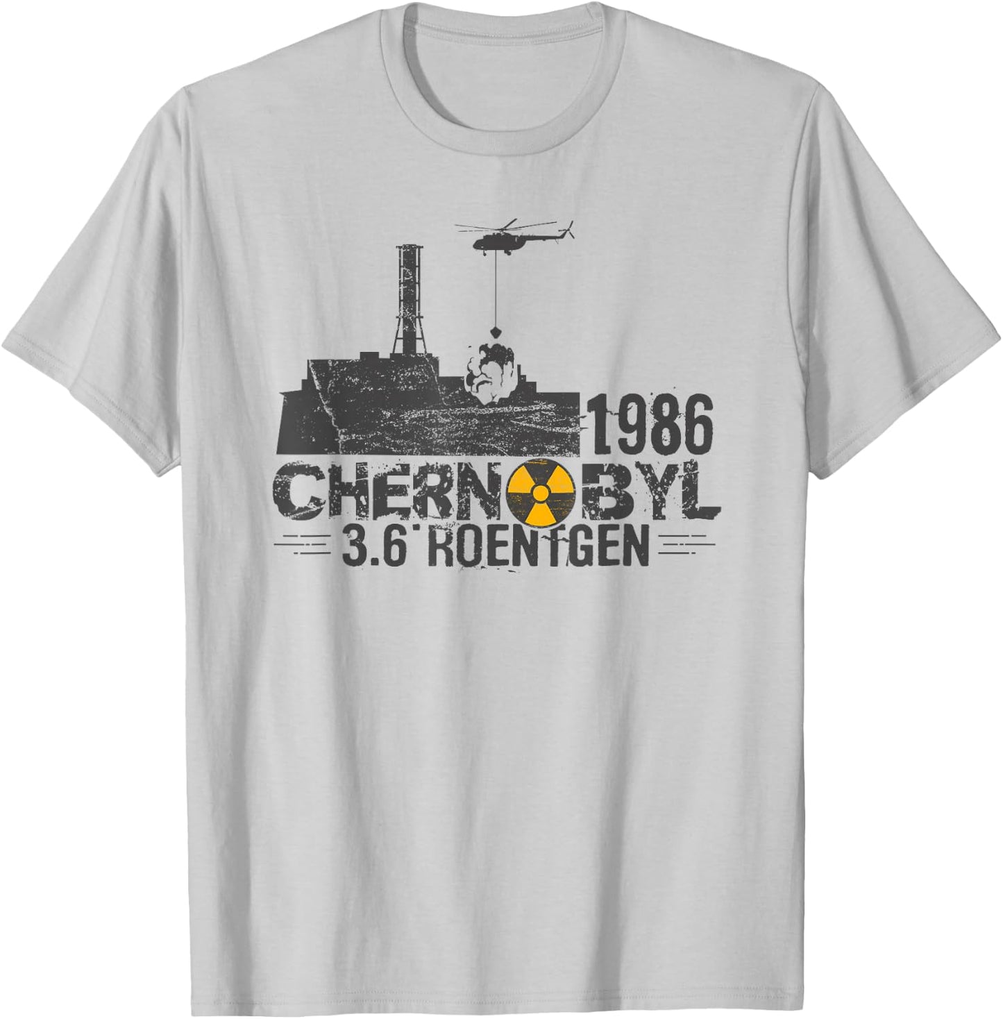 3.6 Roentgen Chernobyl city catastrophe in 1986 t shirt T-Shirt - T-Shirt | Ash