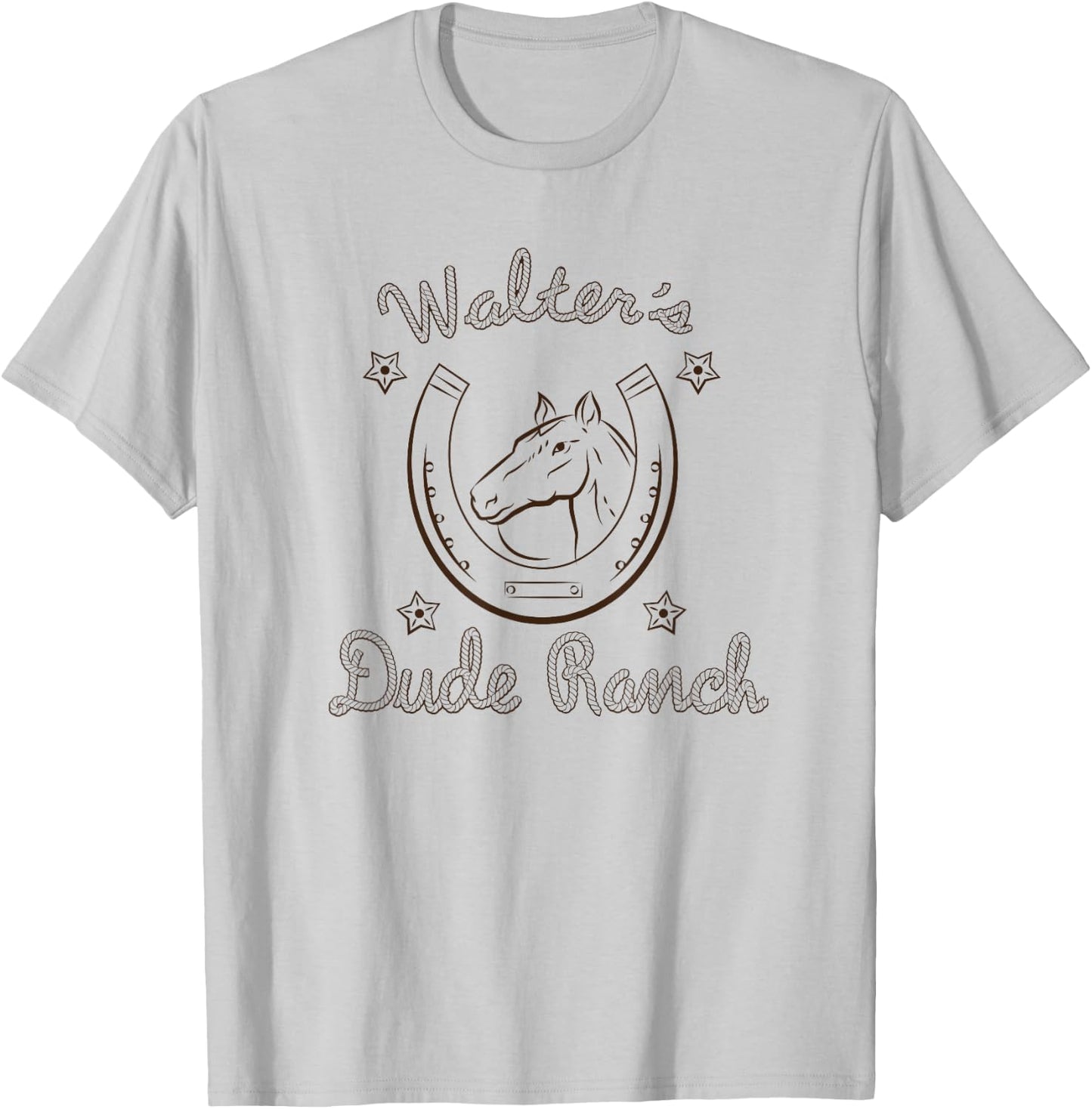Walter's Dude Ranch from UHF T-Shirt - T-Shirt | Ash