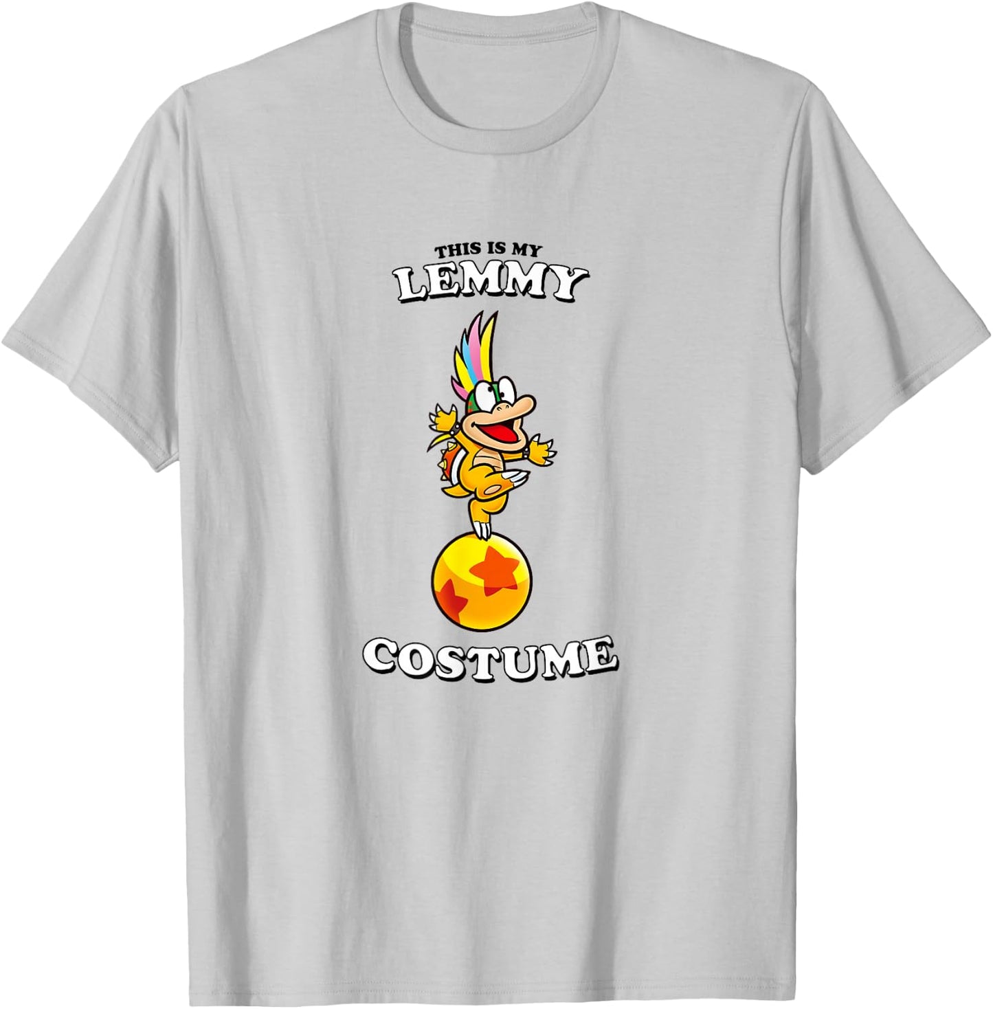 Super Mario Halloween This Is My Lemmy Costume T-Shirt - T-Shirt | Ash