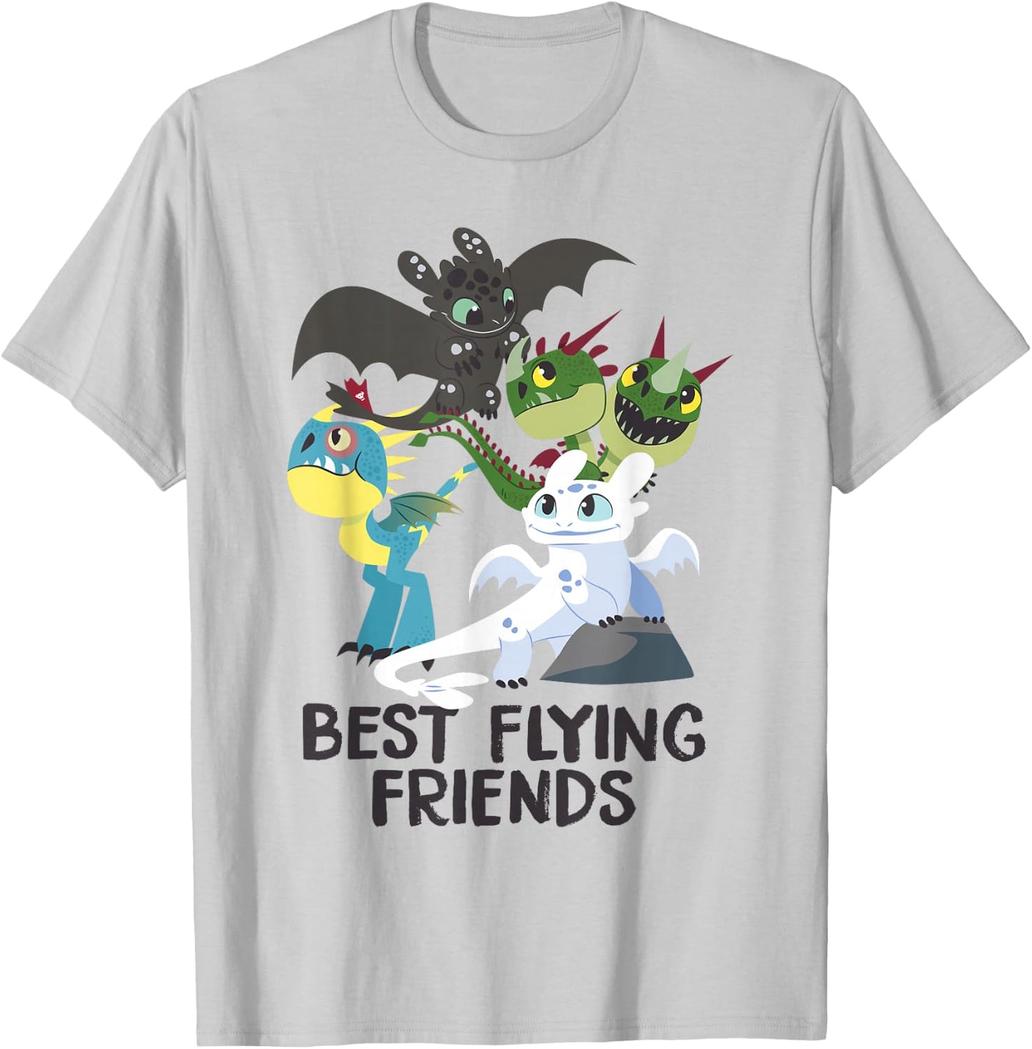 How to Train Your Dragon 3 Hidden World Best Friends T-Shirt - T-Shirt | Ash