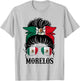 Morelos Mexico Pride Mexican Flag State T-Shirt - T-Shirt | Ash