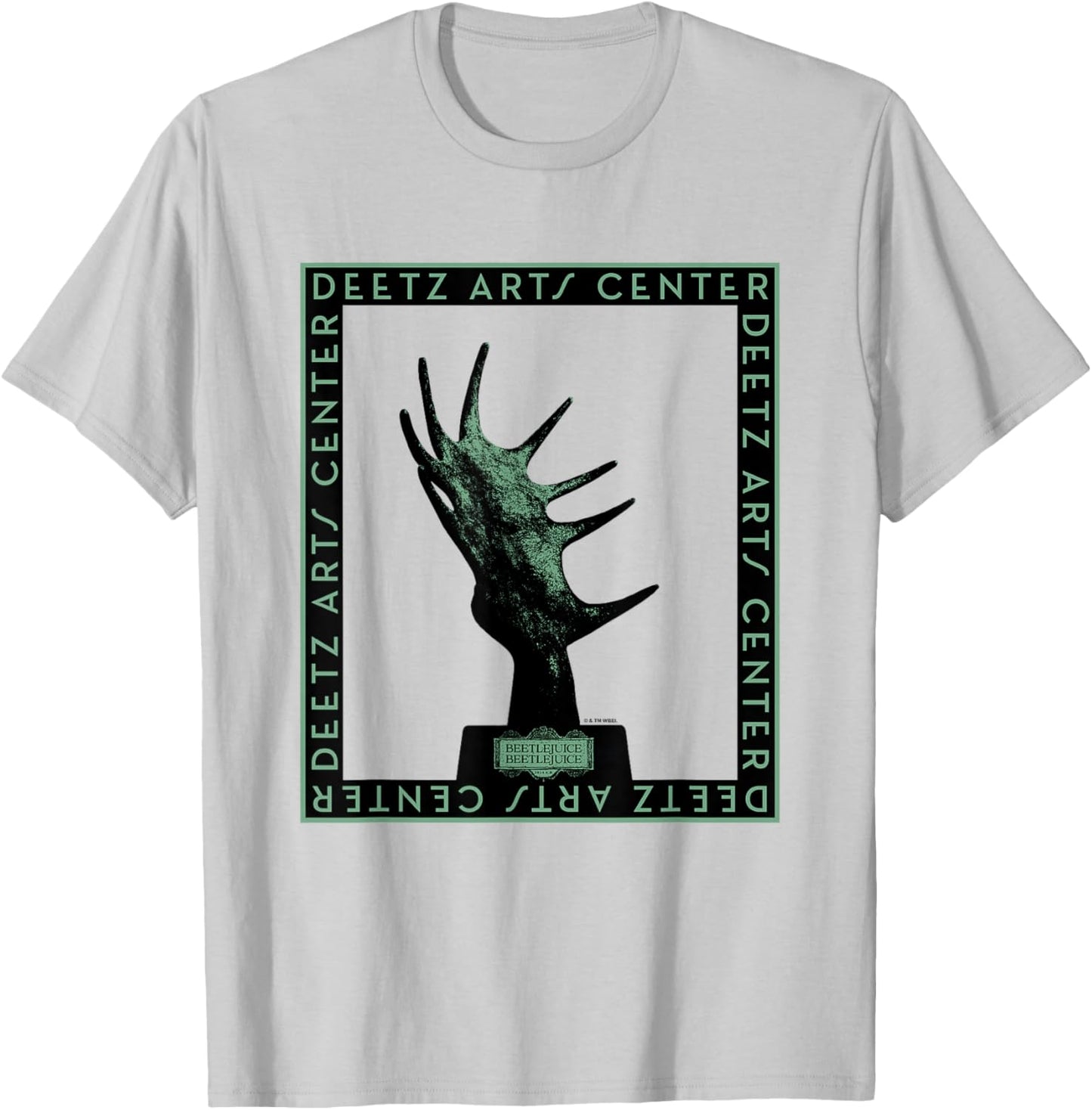 Beetlejuice Beetlejuice Deetz Arts Center Poster T-Shirt - T-Shirt | Ash
