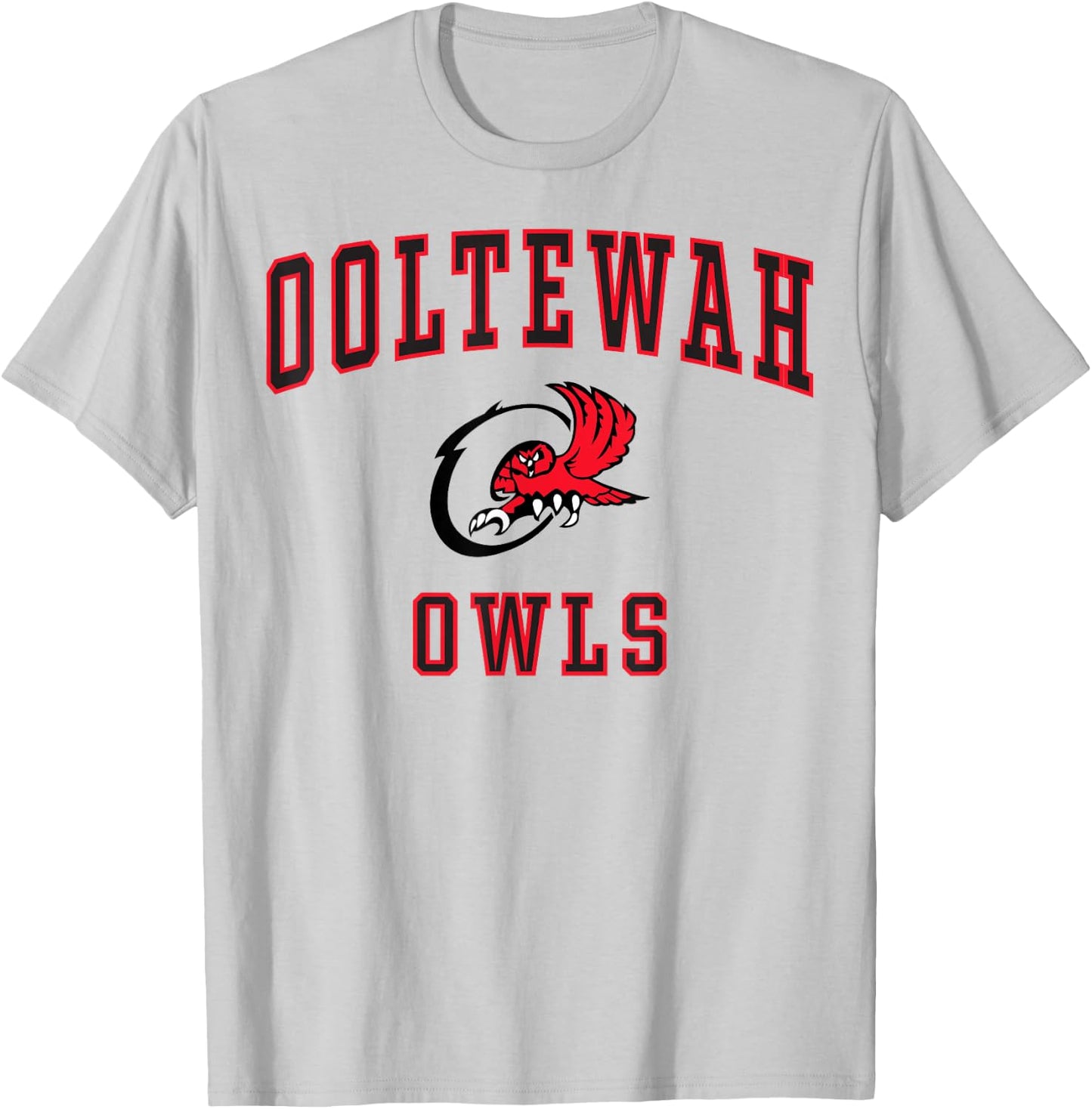 Ooltewah High School Owls C1 T-Shirt - T-Shirt | Ash