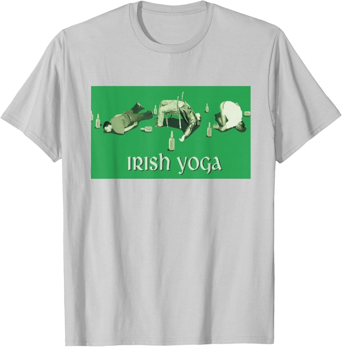 St. Patricks Day Irish Yoga T-Shirt - T-Shirt | Ash