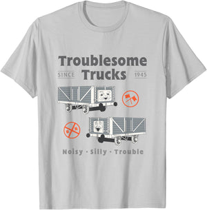 Thomas & Friends Troublesome Trucks - Noisy, Silly, Trouble T-Shirt - T-Shirt | Ash