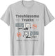 Thomas & Friends Troublesome Trucks - Noisy, Silly, Trouble T-Shirt - T-Shirt | Ash