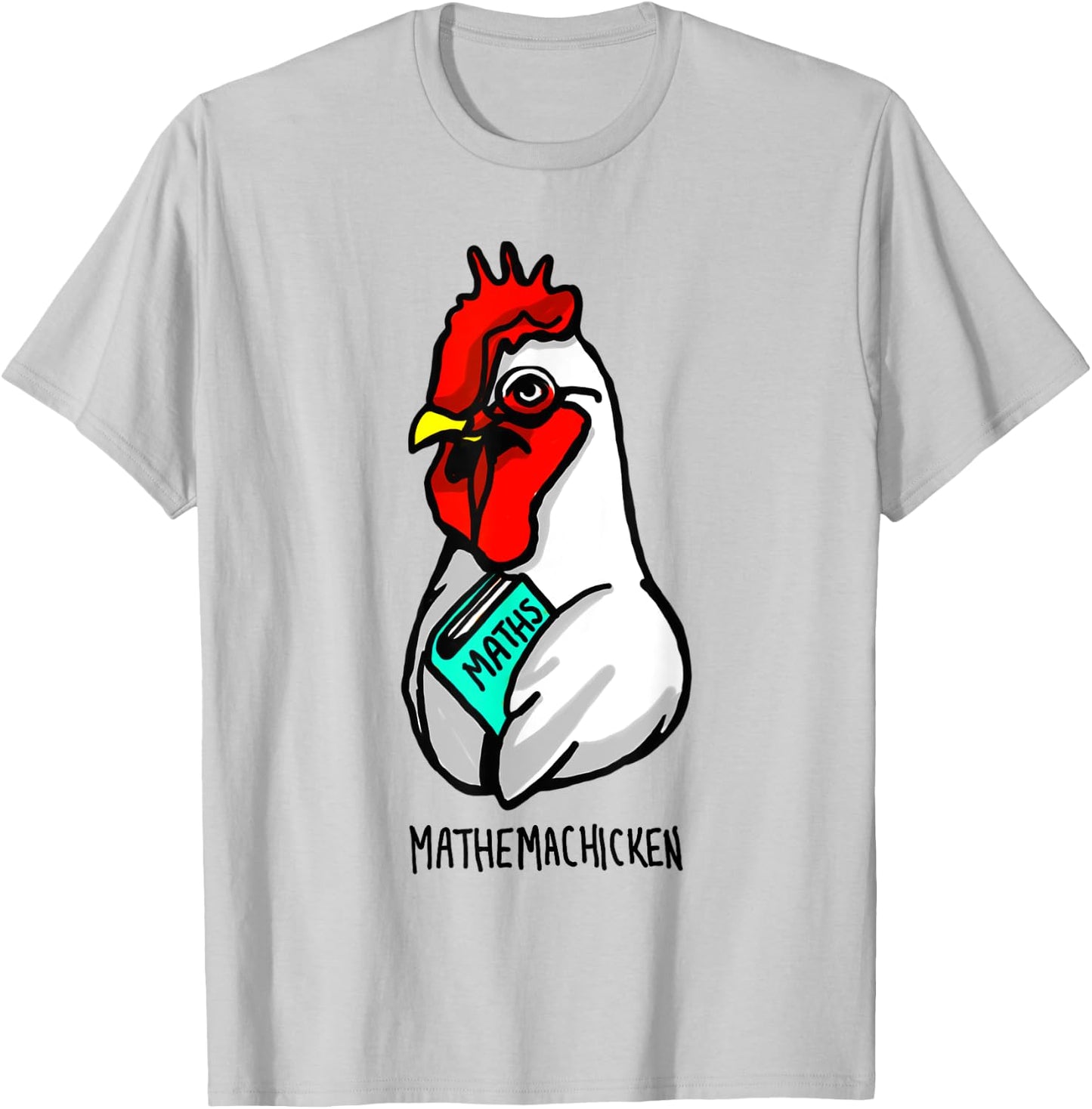Mathemachicken T-Shirt - T-Shirt | Ash
