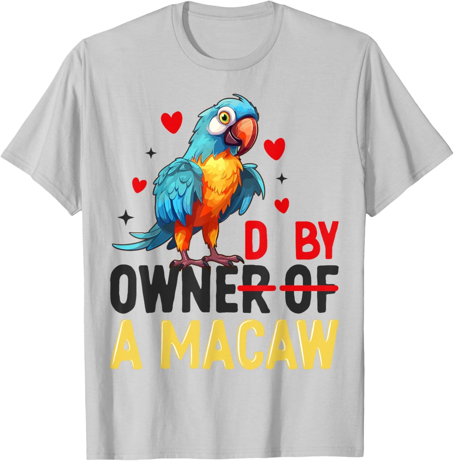 Owner Of The Macaw Cool Parrot Art Women T-Shirt - T-Shirt | Ash