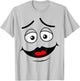 Funny Grimace Face For Halloween Costume T-Shirt - T-Shirt | Ash