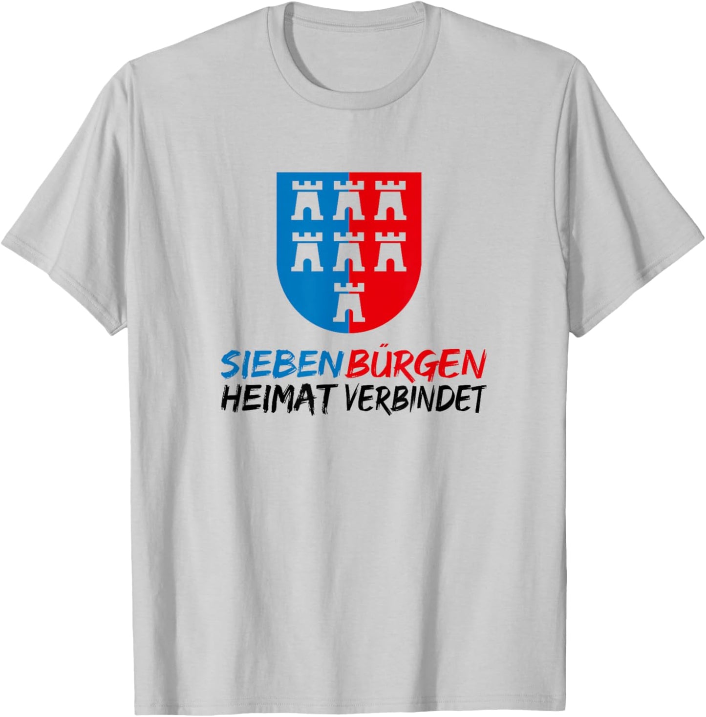 Modernes Siebenbürger Sachsen Siebenbürgen T-Shirt - T-Shirt | Ash