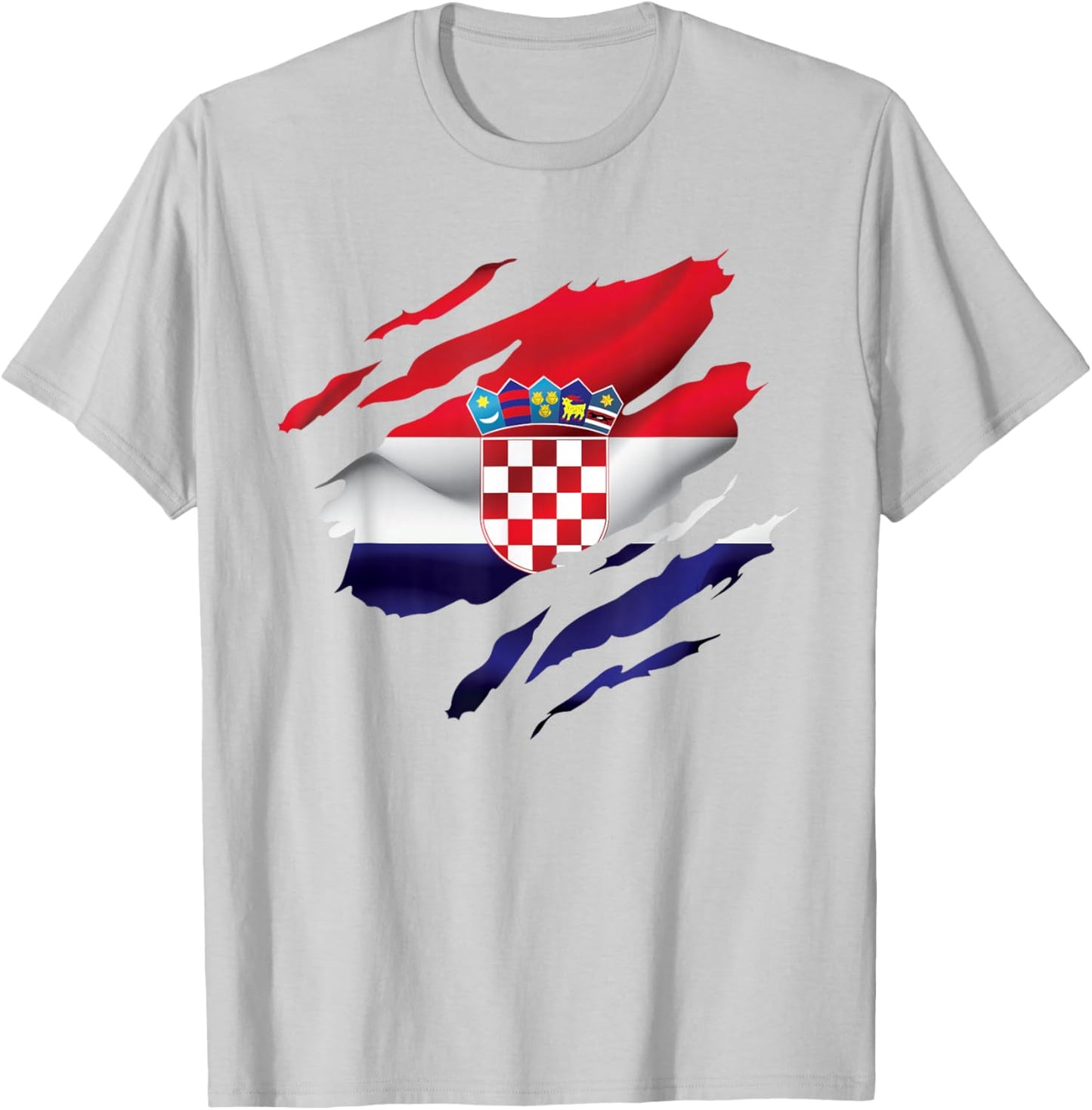 Kroatien Flagge Kroatisch Croatia Kinder Kroatien Hrvatska T-Shirt - T-Shirt | Ash
