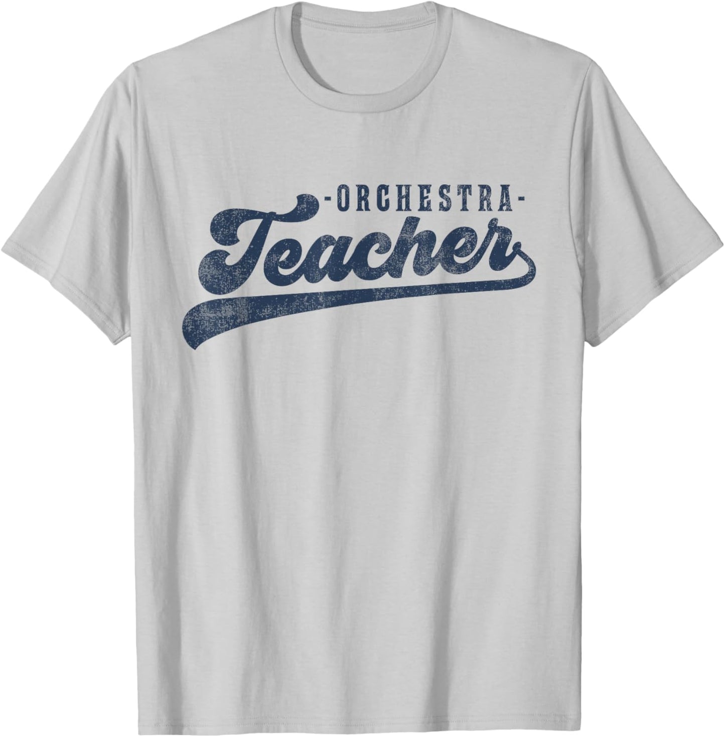 Orchestra Teacher Cute Vintage Graphic Orchestra Teacher T-Shirt - T-Shirt | Ash
