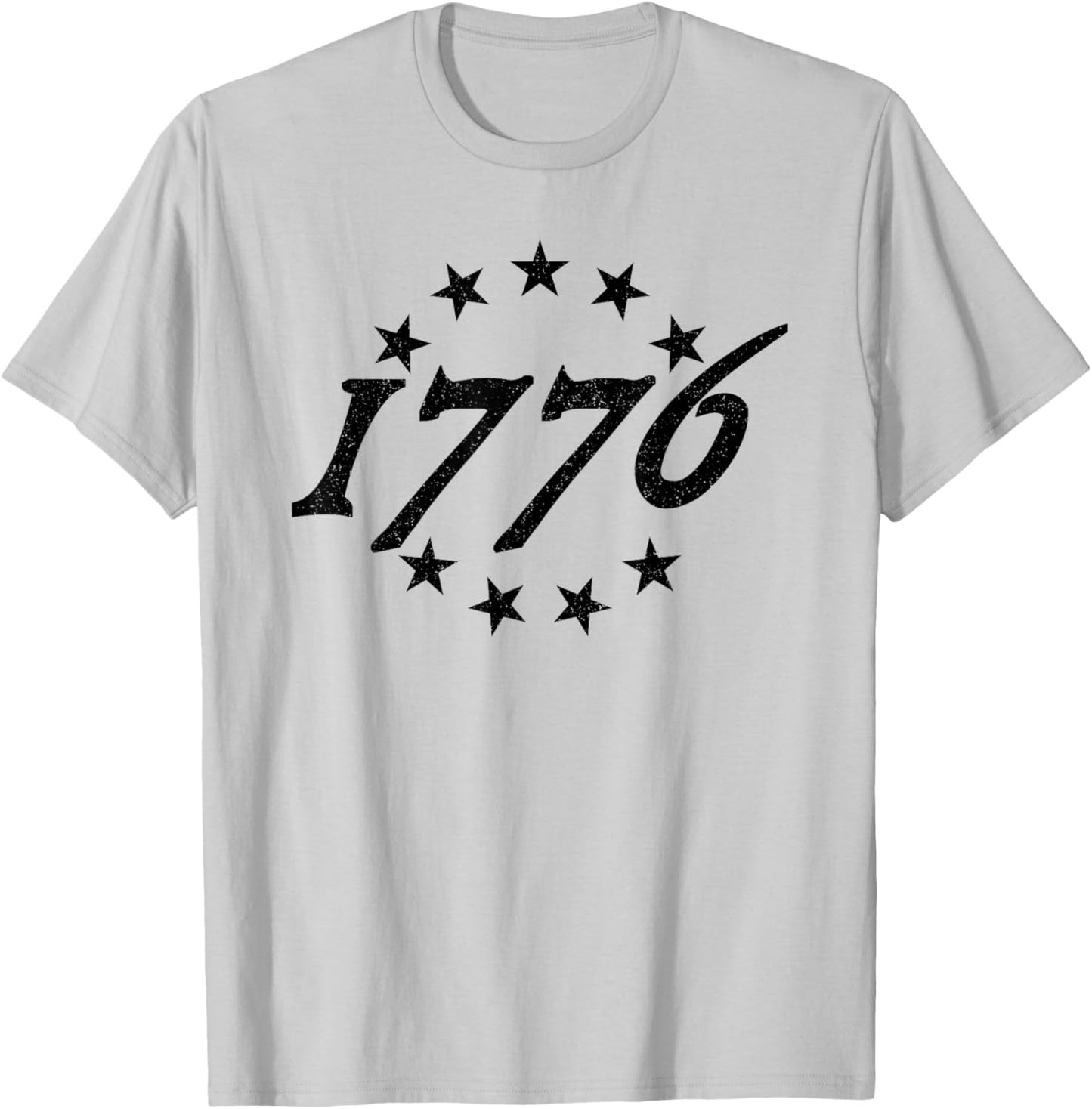 1776 Independence Day July 4TH 2026 25O Years T-Shirt - T-Shirt | Ash