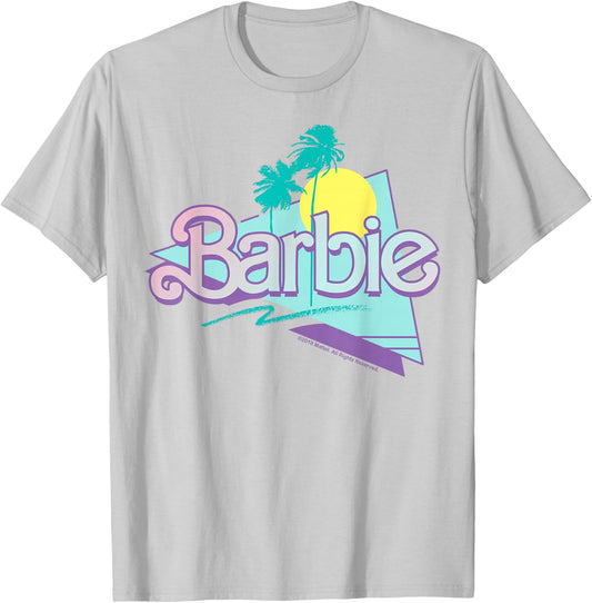 Barbie - 90'S Barbie - Logo T-Shirt - T-Shirt | Ash