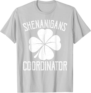 Shenanigans Squad Teacher Funny St Patrick's Day Men Women T-Shirt - T-Shirt | Ash