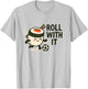 Roll with It Sushi Soccer Kawaii Cute Meme T-Shirt - T-Shirt | Ash