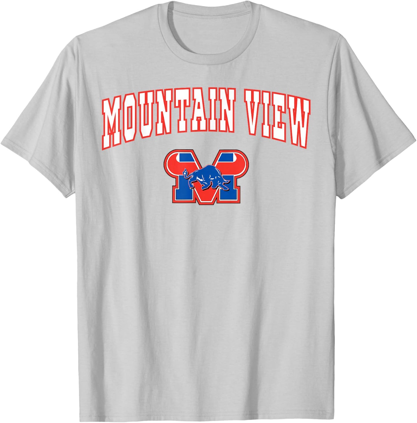 Mountain View High School Toros C2 T-Shirt - T-Shirt | Ash