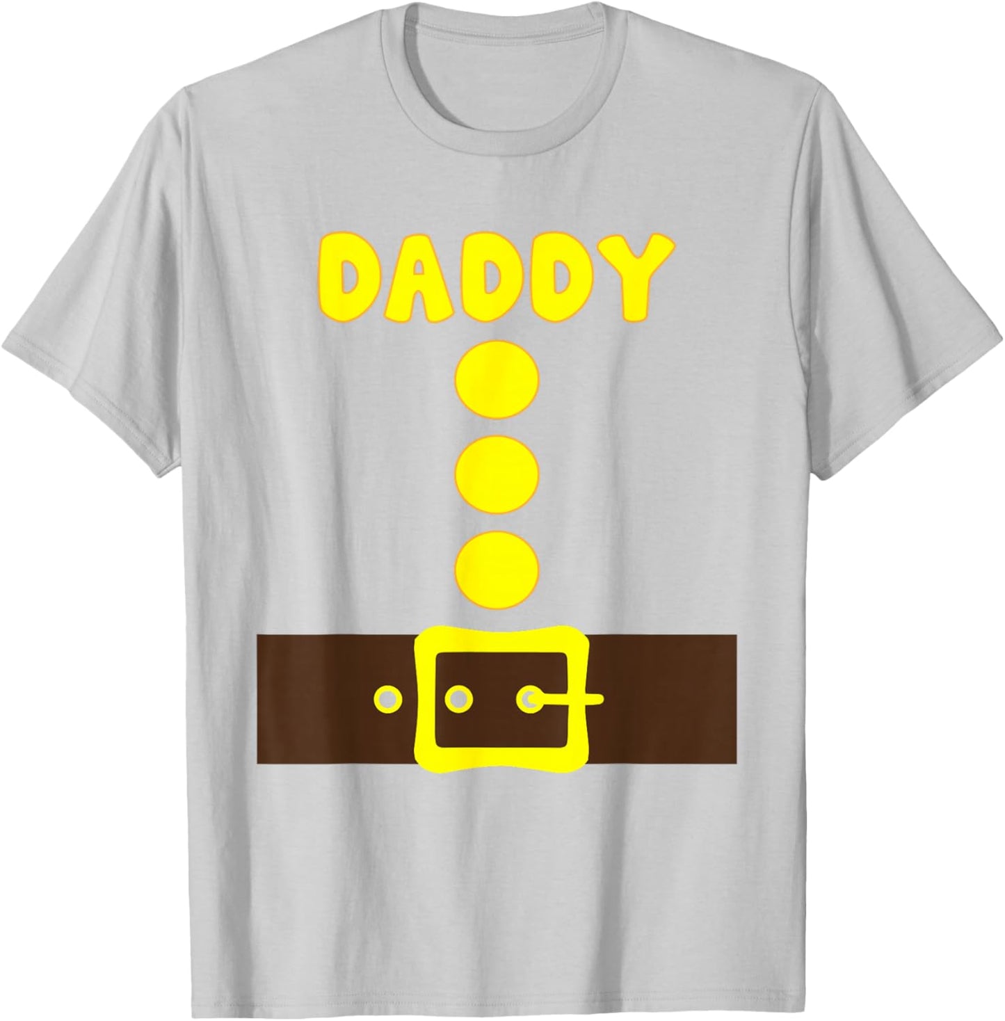 Daddy Dwarf Halloween Matching Group Color Costume Family T-Shirt - T-Shirt | Ash