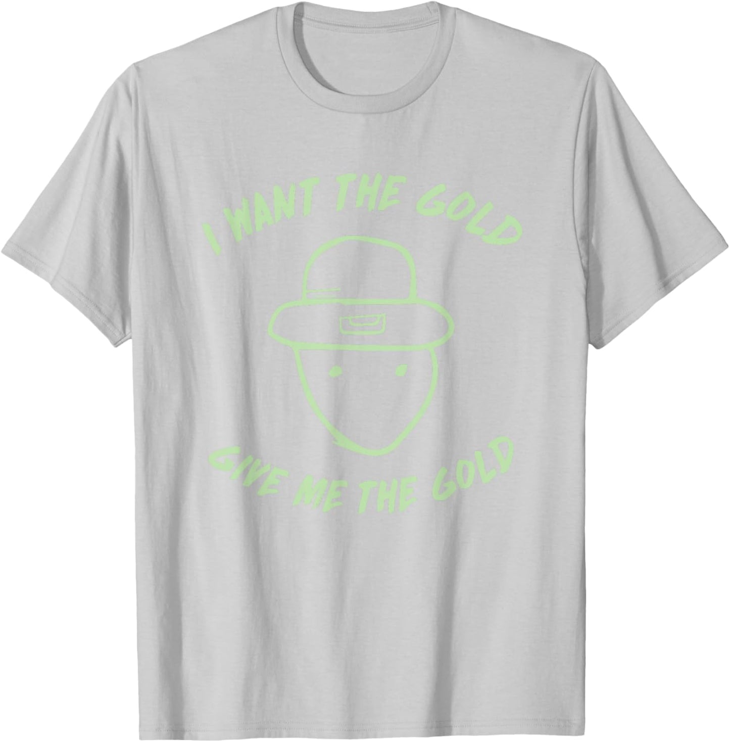 Leprechaun Amateur Sketch Meme Irish Funny St Patricks Day T-Shirt - T-Shirt | Ash