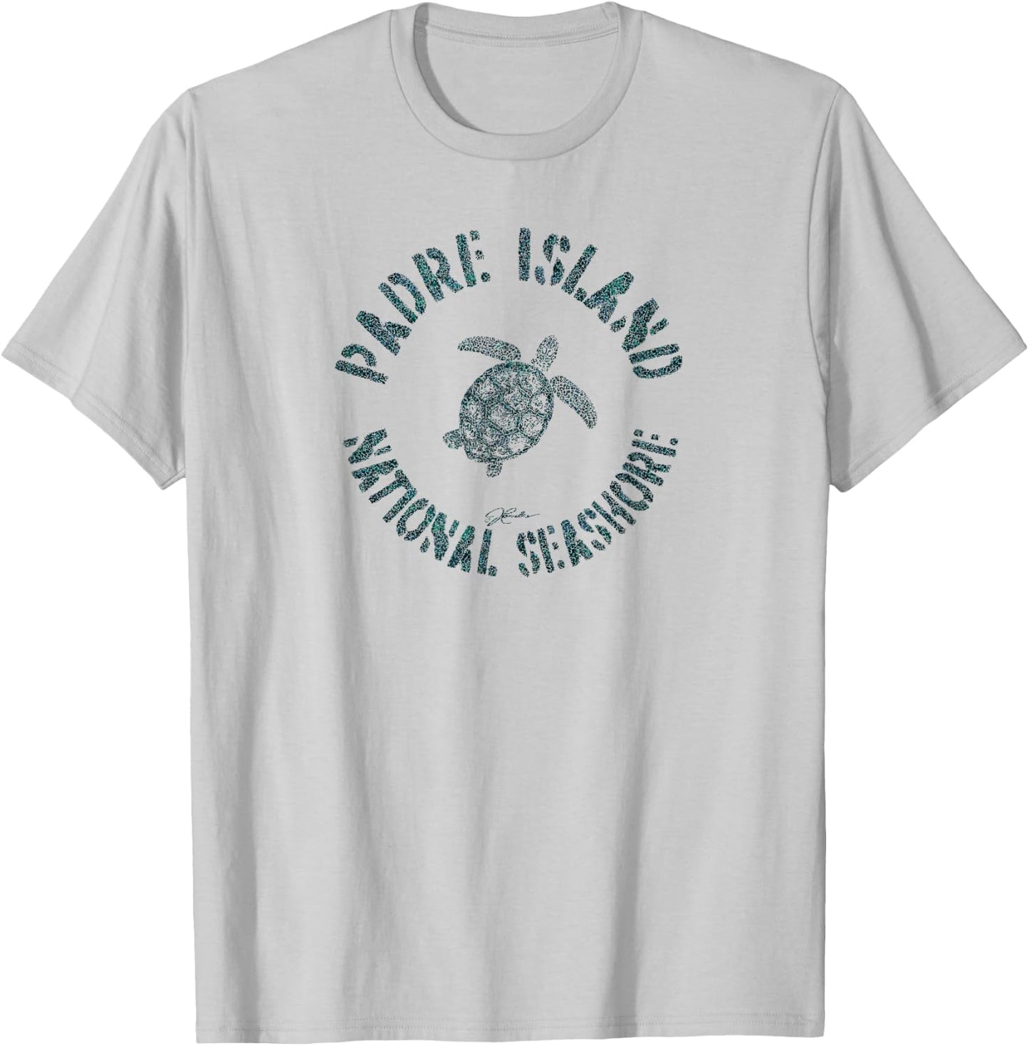 JCombs: Padre Island National Seashore, TX, Sea Turtle T-Shirt - T-Shirt | Ash