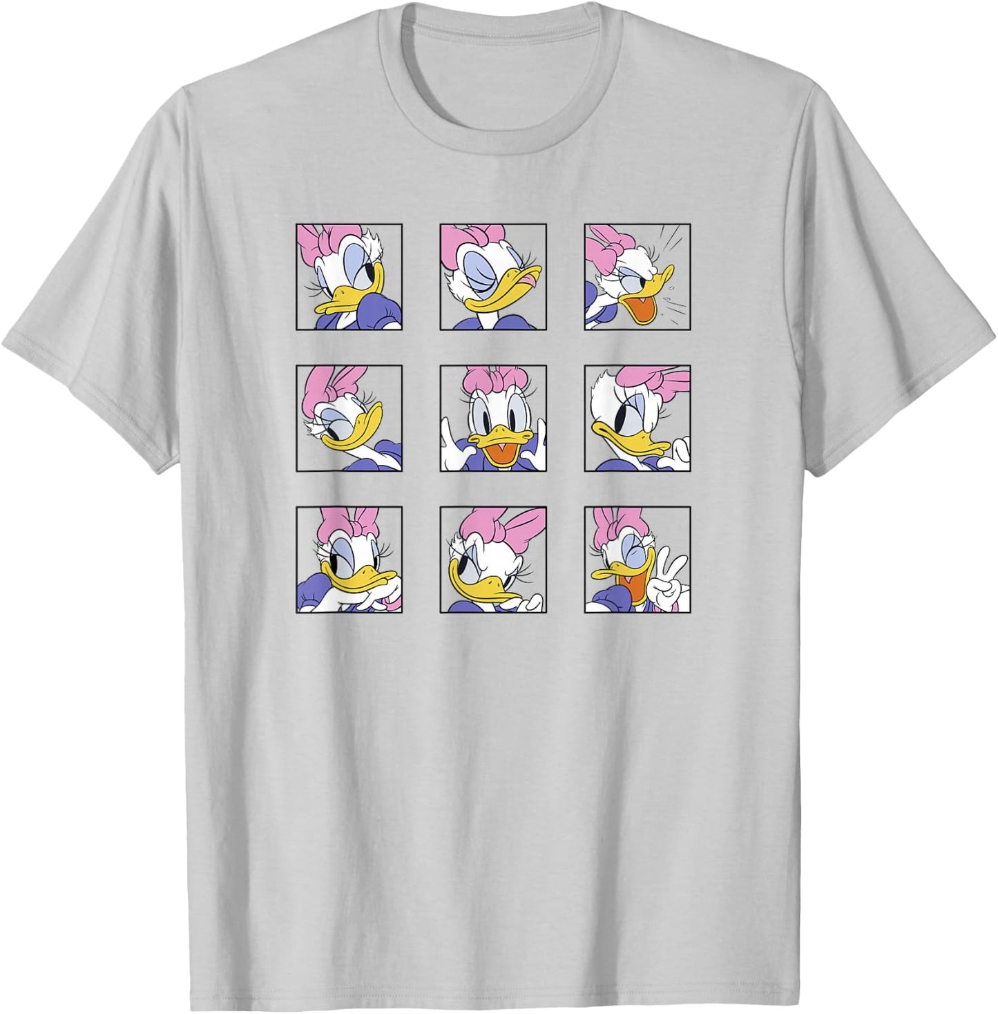 Disney Mickey and Friends Classic Daisy Expressions Box Up T-Shirt - T-Shirt | Ash