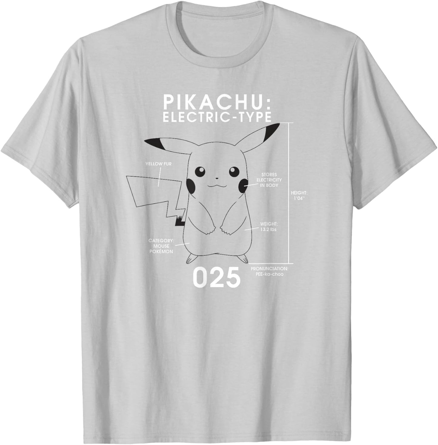 Pokémon Electric Type T-Shirt - T-Shirt | Ash