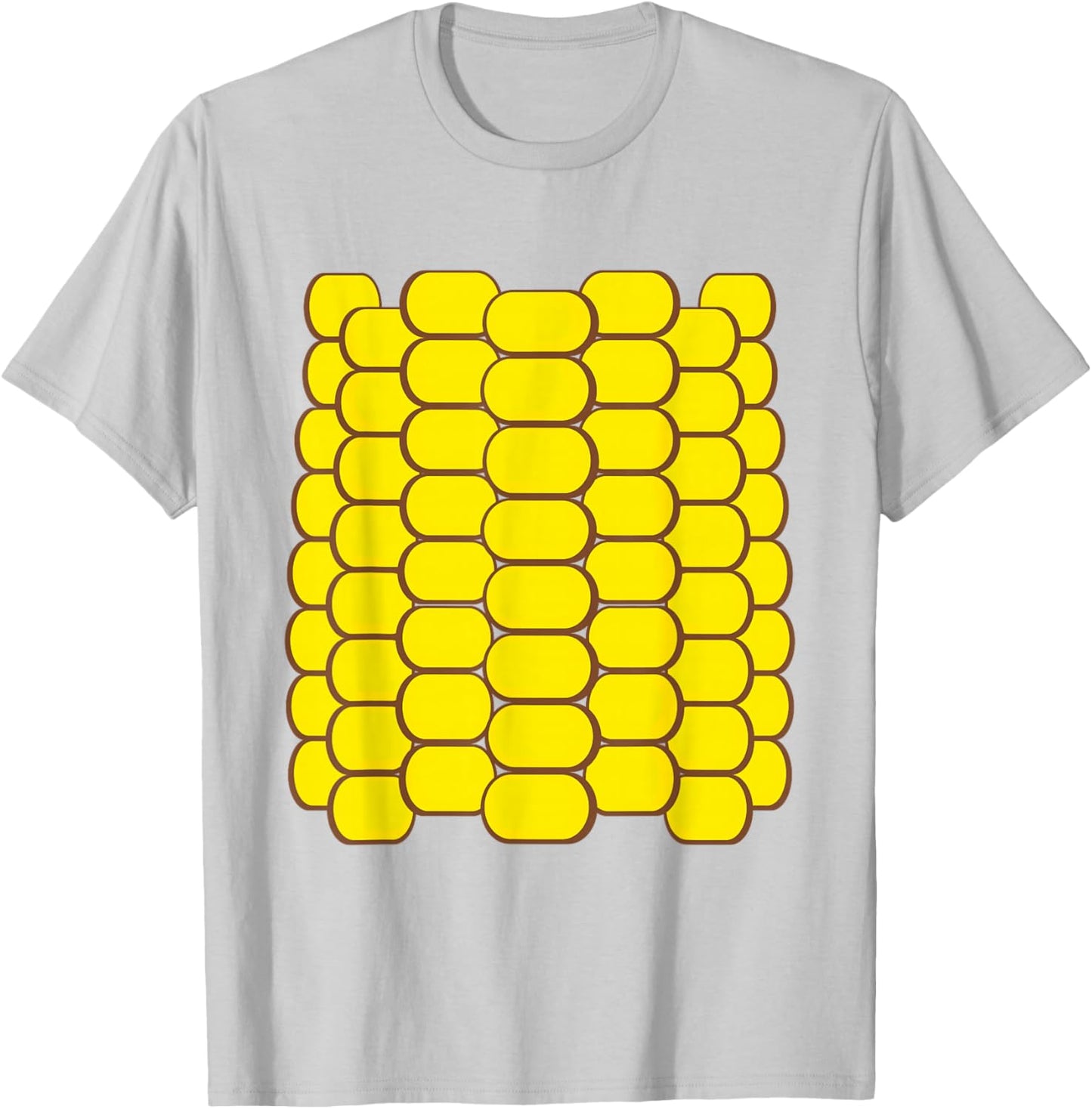 Corn Halloween Costume Funny Foodie Farmer Men Women Kids T-Shirt - T-Shirt | Ash
