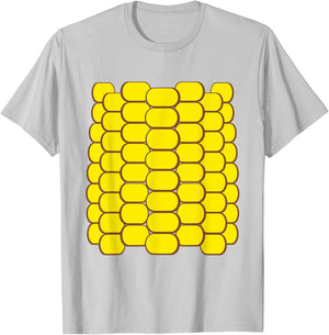 Corn Halloween Costume Funny Foodie Farmer Men Women Kids T-Shirt - T-Shirt | Ash