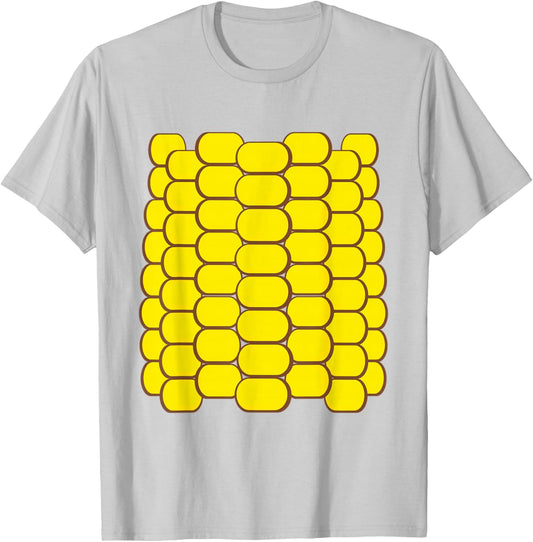 Corn Halloween Costume Funny Foodie Farmer Men Women Kids T-Shirt - T-Shirt | Ash