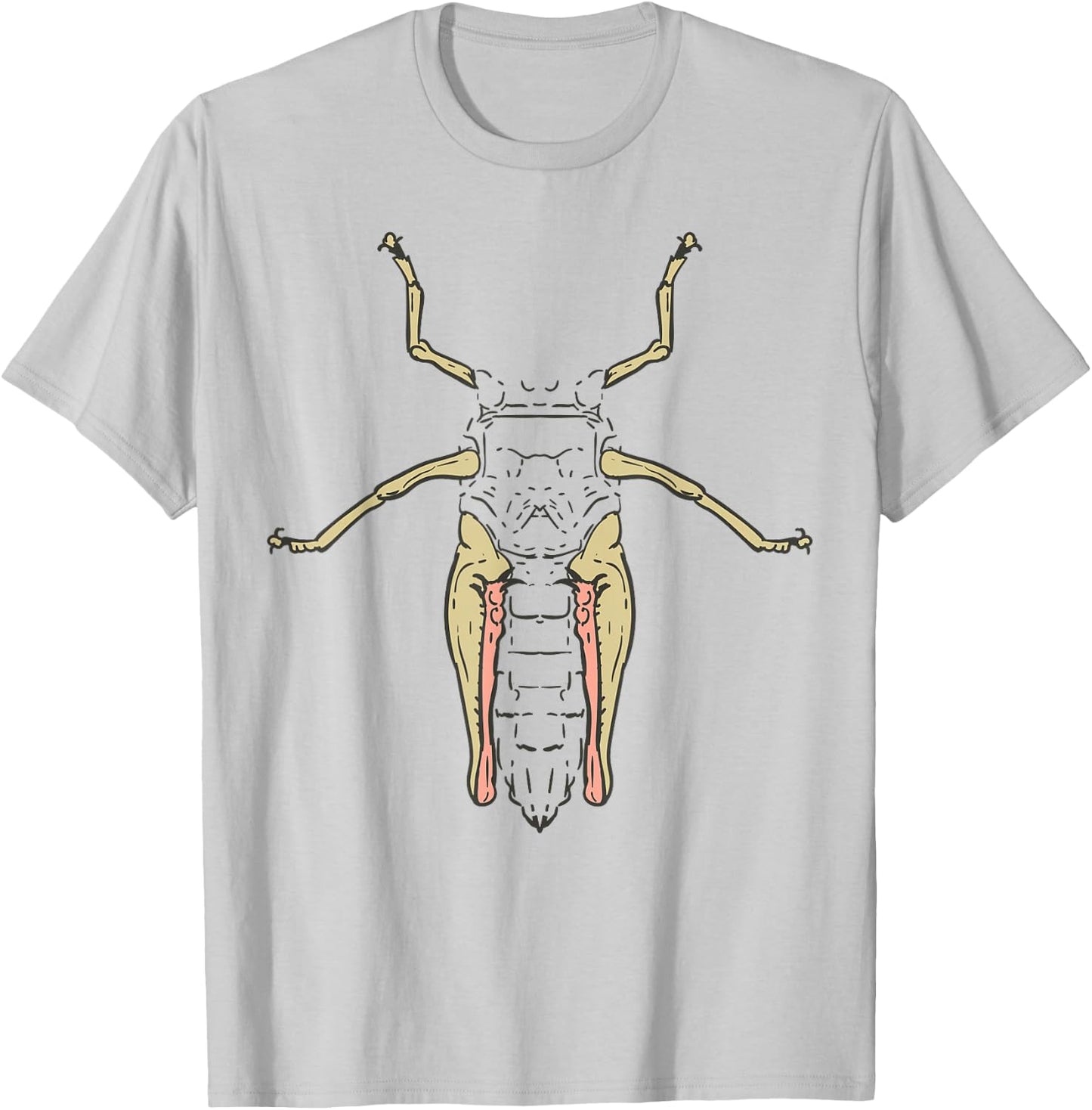 Grasshopper Funny Lazy DIY Costume Easy Halloween T-Shirt - T-Shirt | Ash