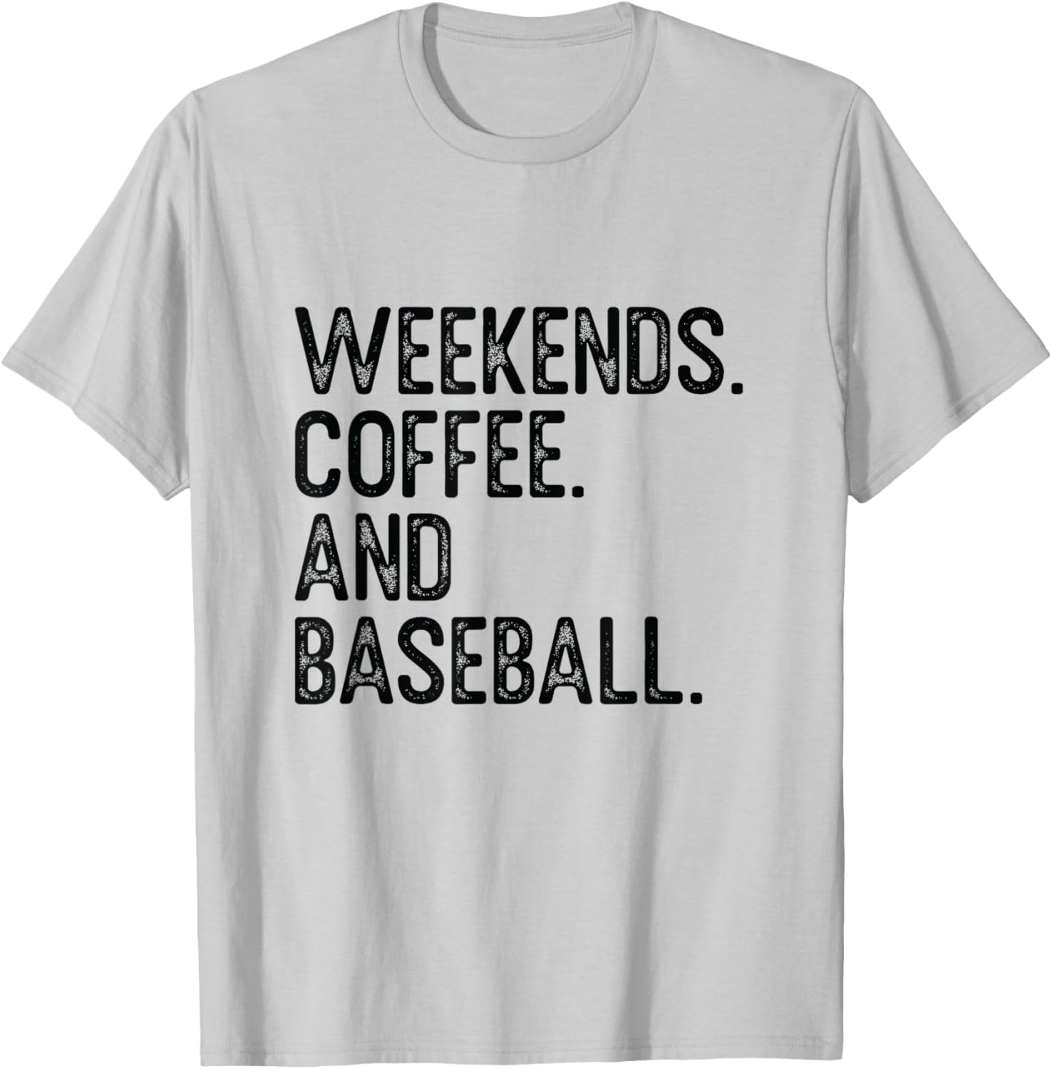 Weekend Coffee Baseball Home Run Team T-Shirt - T-Shirt | Ash