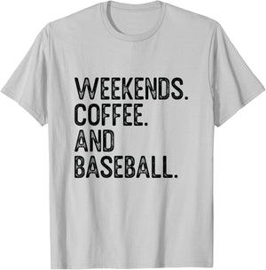 Weekend Coffee Baseball Home Run Team T-Shirt - T-Shirt | Ash