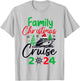 Family Christmas Cruise 2024 Merry Cruisemas Xmas Matching T-Shirt - T-Shirt | Ash