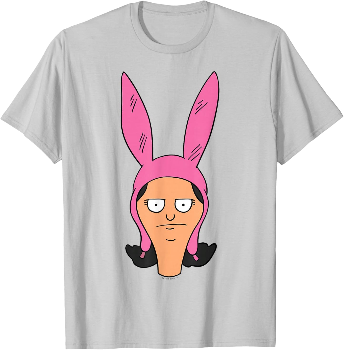 Bob's Burgers Louise Angry Big Face T-Shirt - T-Shirt | Ash