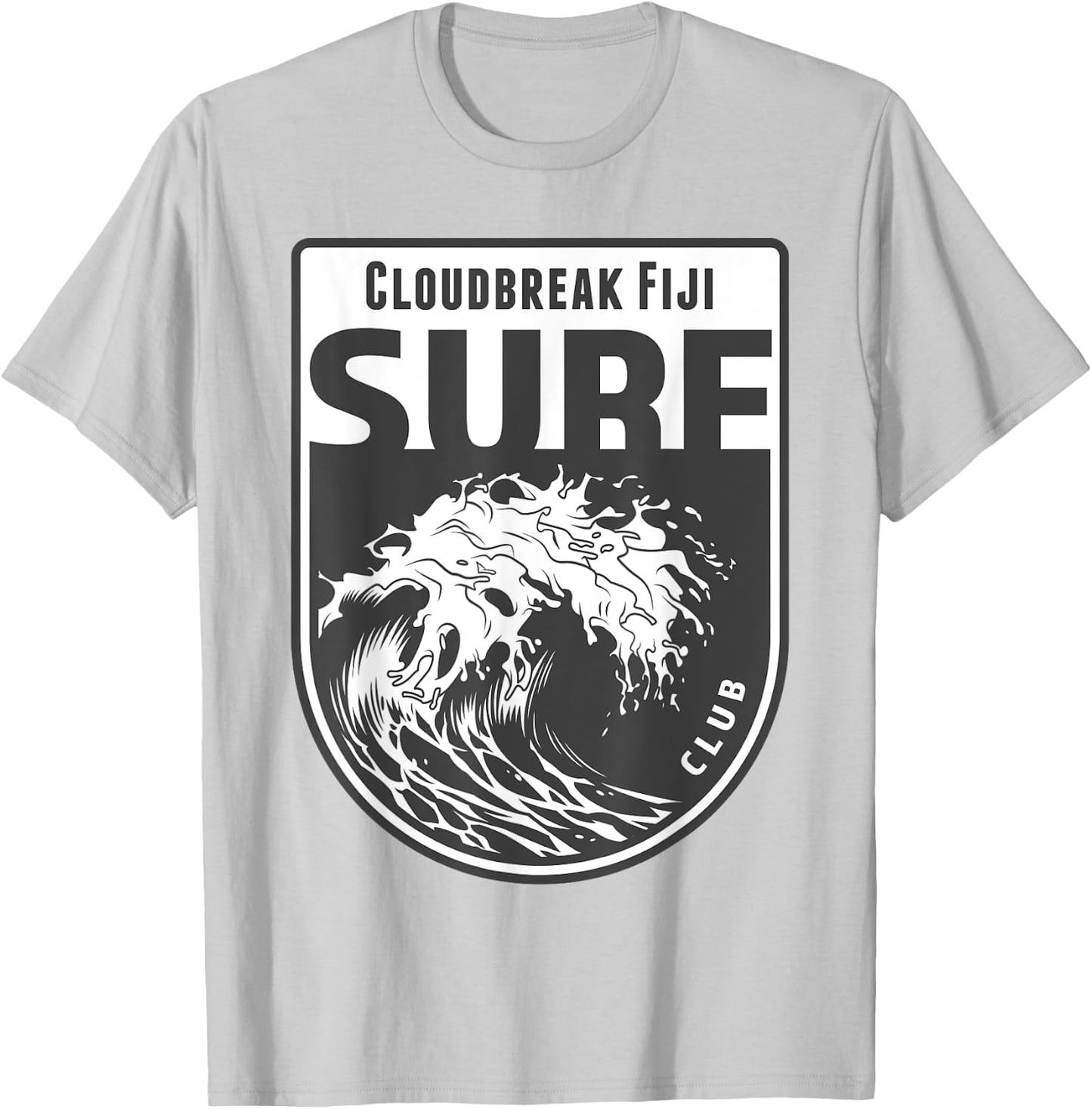 Cloudbreak, Tavarua Island, Fiji Surf Souvenir Surfing Gift T-Shirt - T-Shirt | Ash