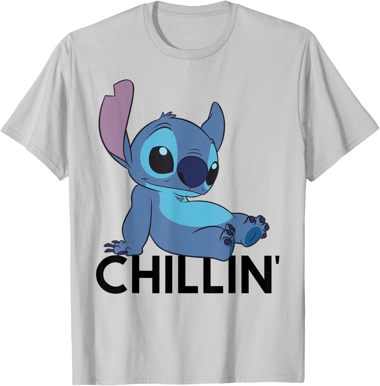 Lilo & Stitch - Chillin T-Shirt - T-Shirt | Ash