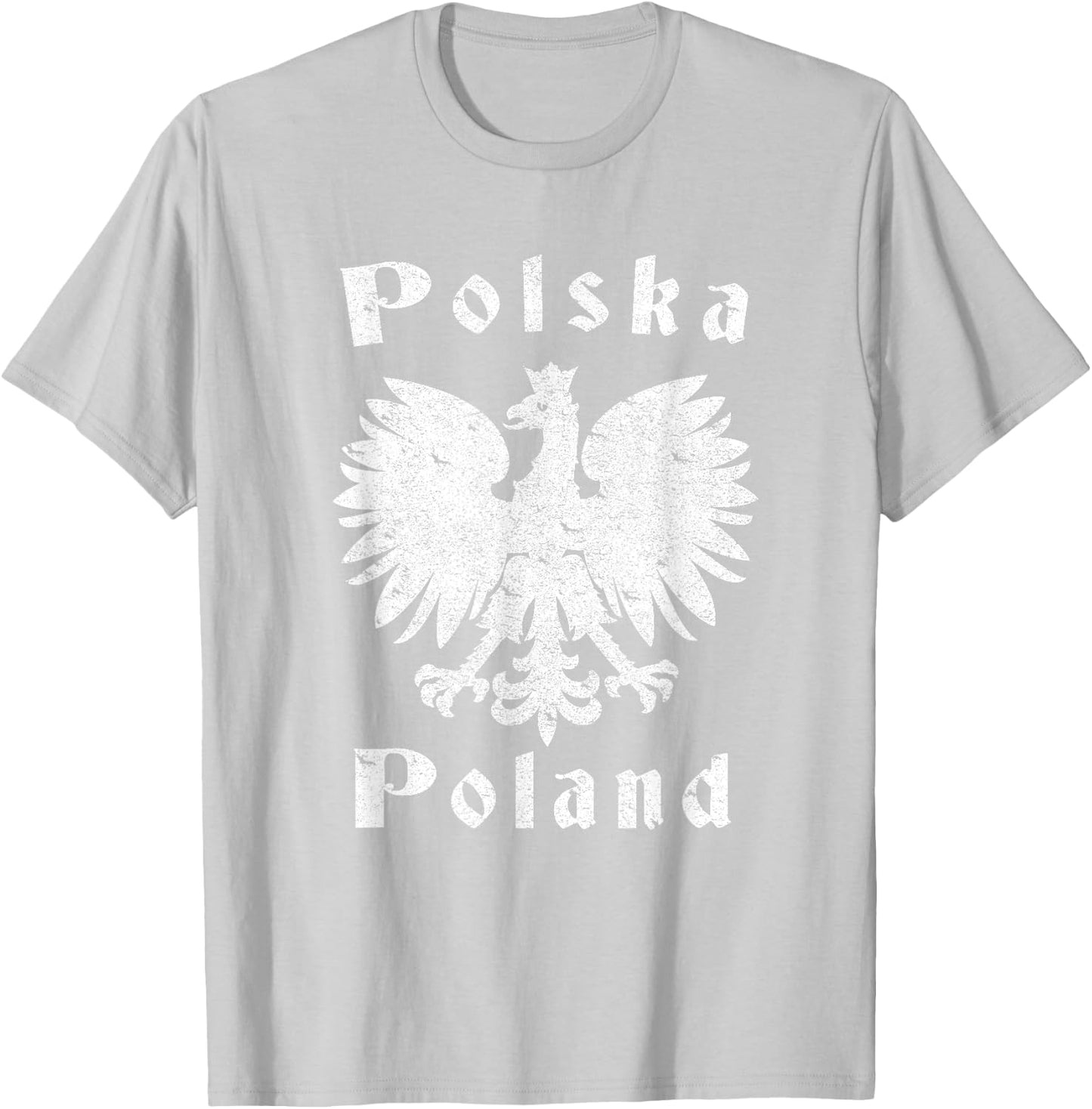 Polish Eagle Poland Coat of Arms Polska T-Shirt - T-Shirt | Ash